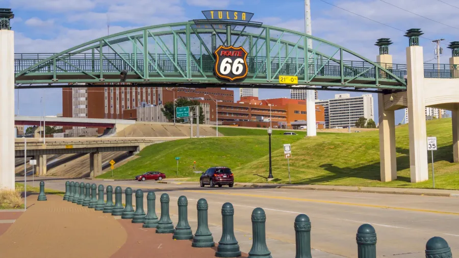 11 th street bridge over route 66 in tulsa oklahoma