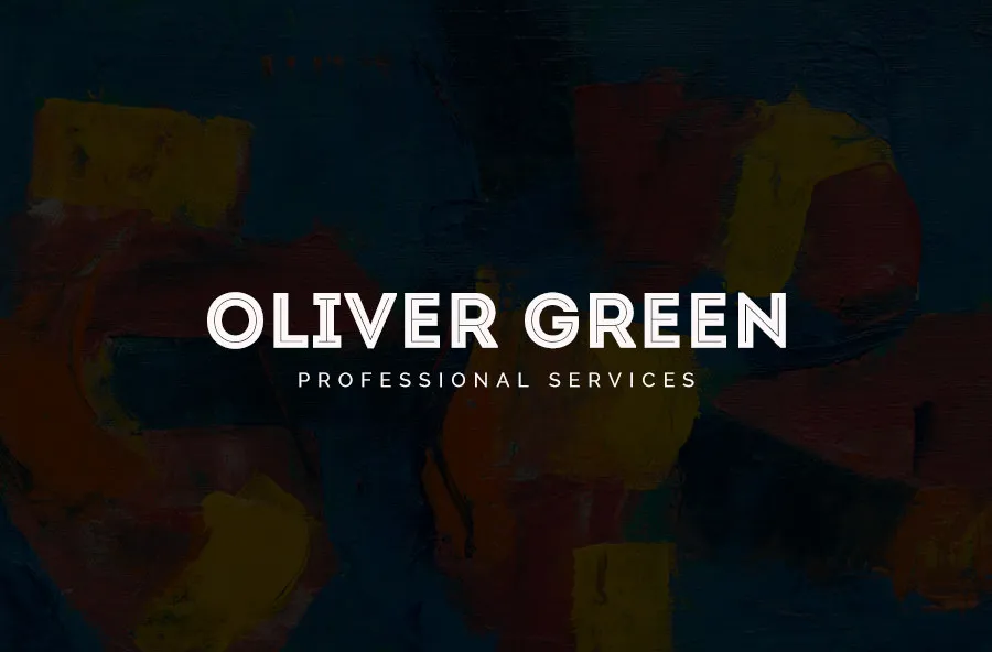 An example of a geometric sans serif logo font.