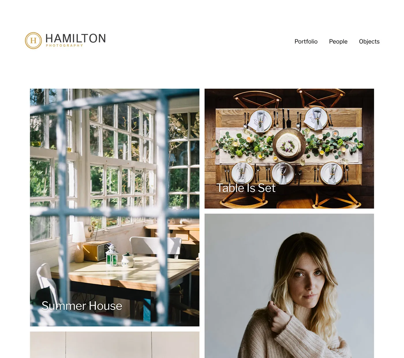 Minimalist Portfolio - free portfolio website theme for creatives