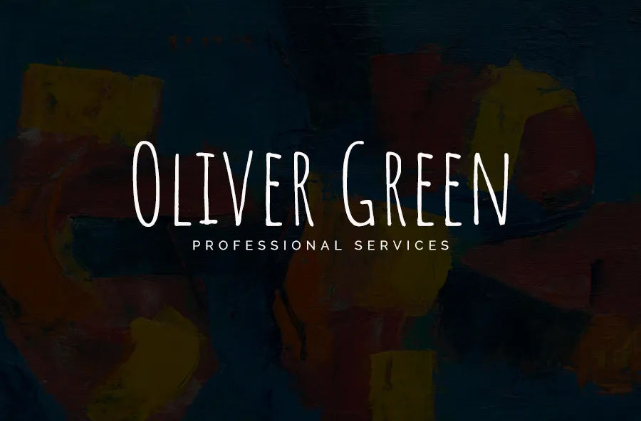 Hand-drawn thin and long logo font example.