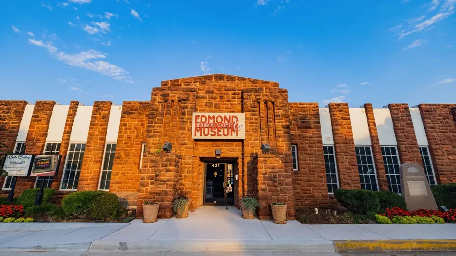 Exterior view of the Edmond Historical Society and Museum.