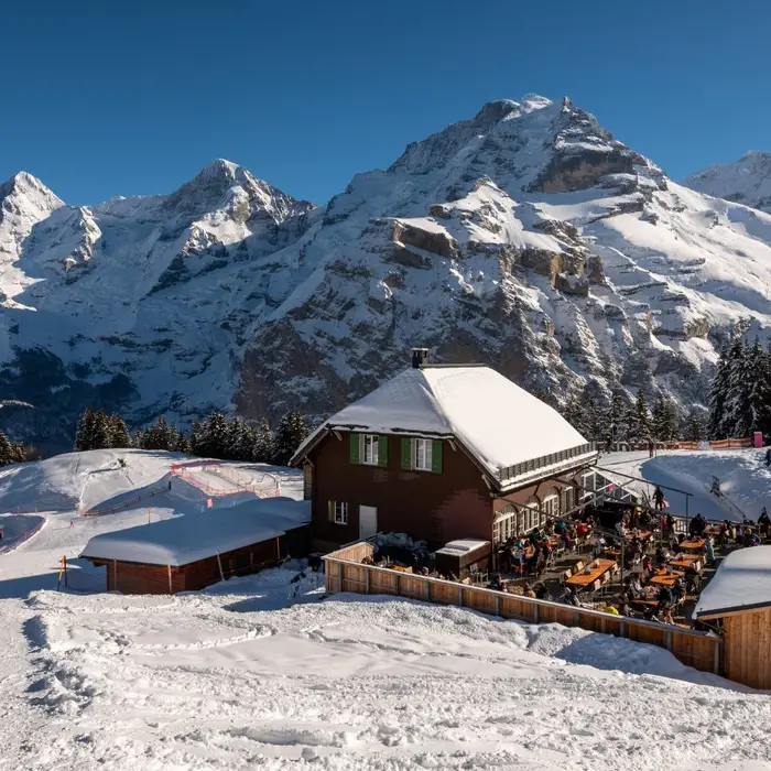 Reaching Mürren by cable car reveals one of Switzerland’s most scenic villages