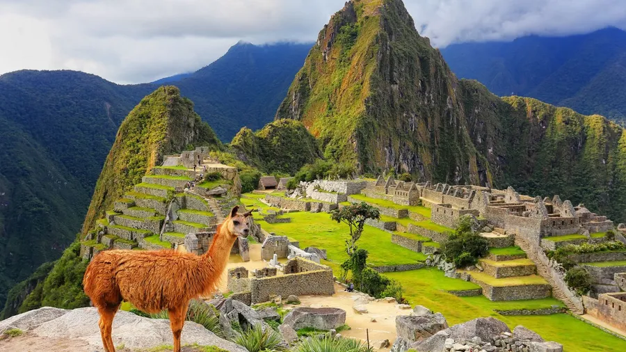 A breathtaking sight of Machu Picchu.