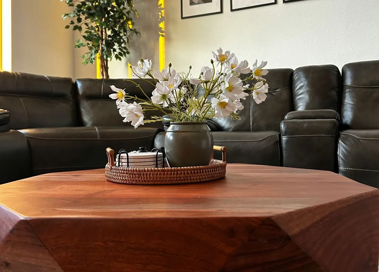 You'll need items like vases, books, trays, and candles to style your coffee table.