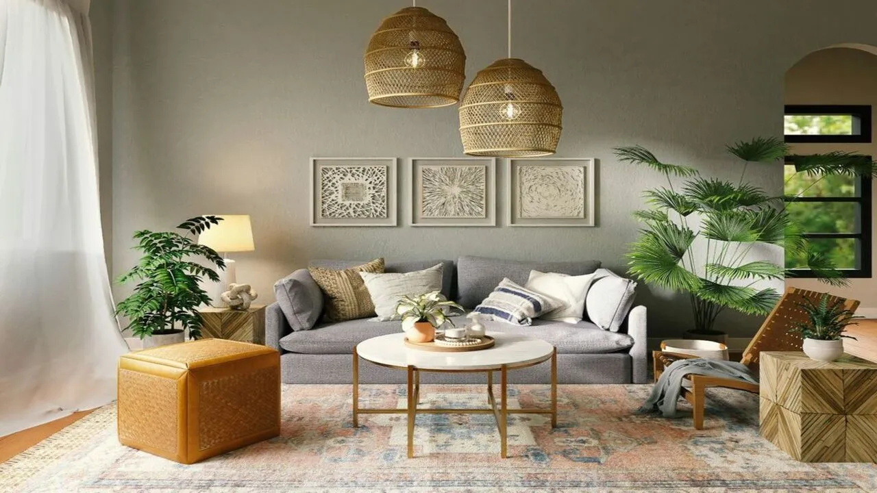 Keep clutter away for a spacious small living room.