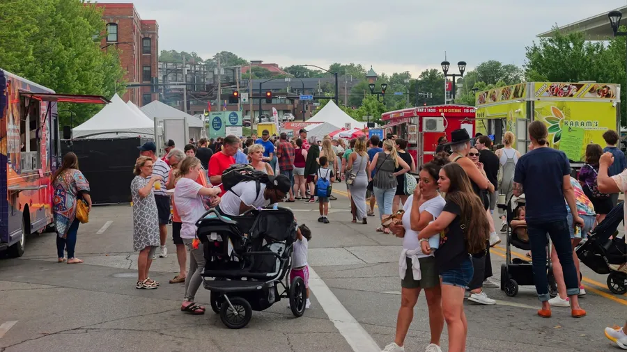 Des Moines, Iowa - June 24, 2023: Des Moines Arts Festival - Iowa Art Fair