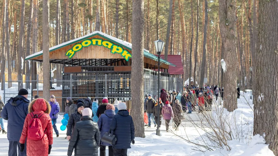 RUSSIA-KEMEROVO, March 10, 2019; Museum-reserve "Tomsk pisanitsa" Maslenitsa