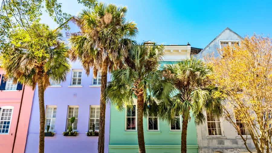 Rainbow Row, Charleston SC