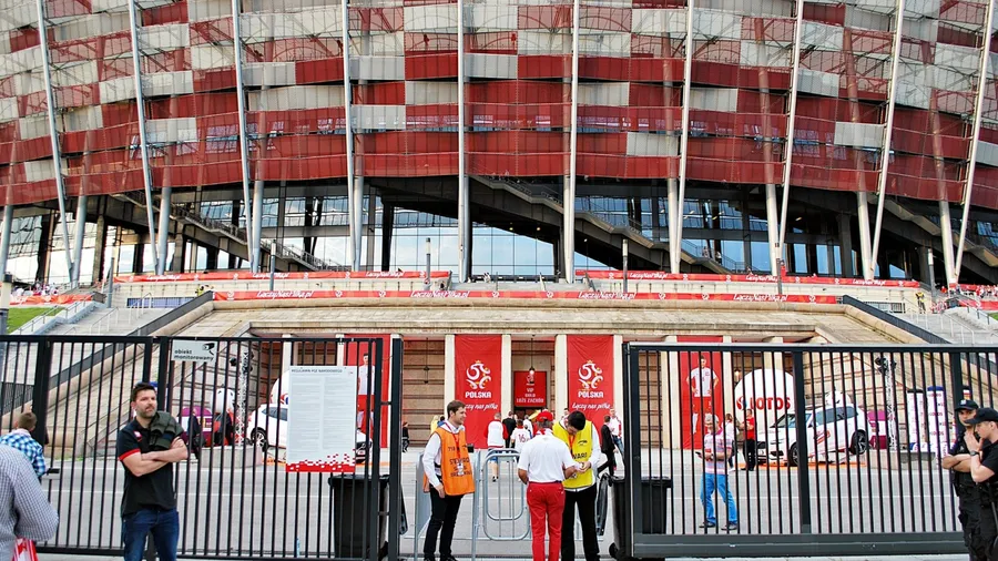 Warfsaw,Poland. 10 June 2017. Polish fans in Warsaw before Poland vs. Romania football match,