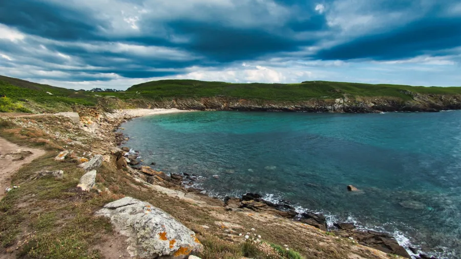 French very beautiful hidden beach