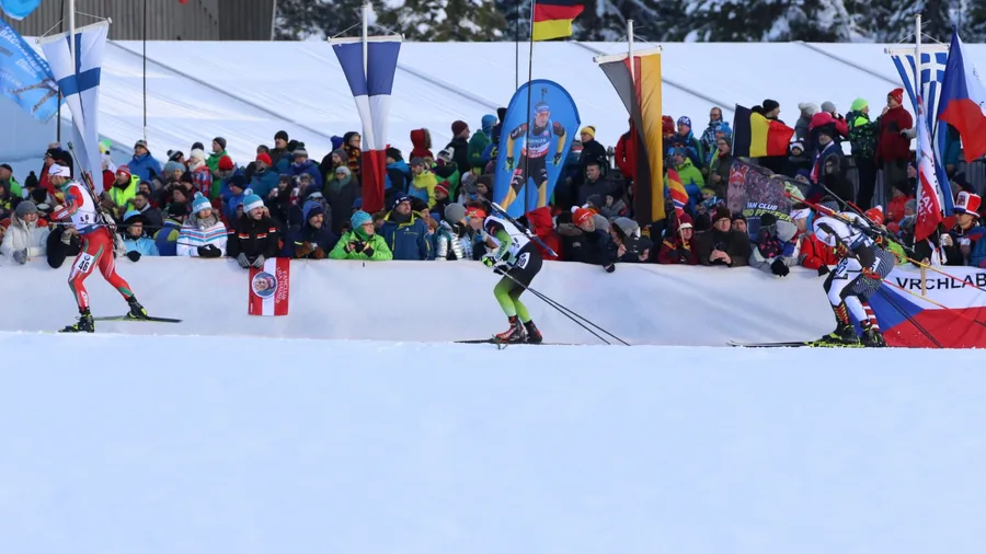14/12/2019, Hochfilzen, Austria. Biathlon World Cup IBU 2019 Hochfilzen. Men 12.5 km pursuit race,