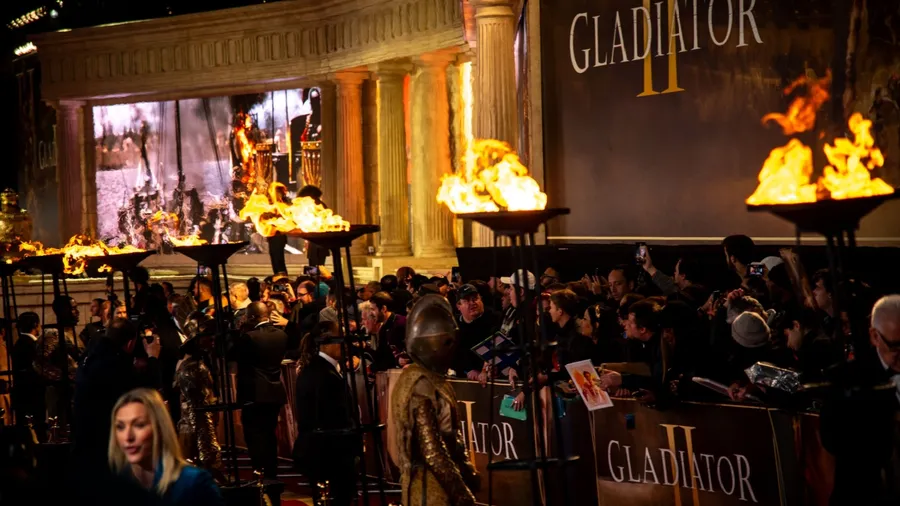 London, England, UK - November 13, 2024: attends "Gladiator II" The Royal Film Performance and Global Premiere at Leicester Square.