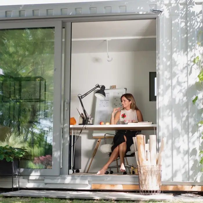 Outdoor Office Made From My Garden Shed
