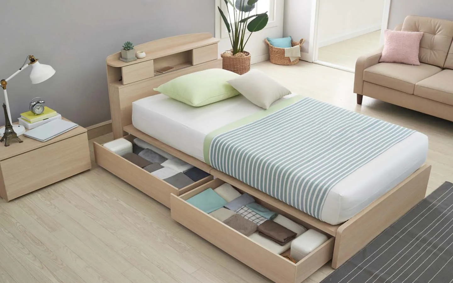 Storage bed