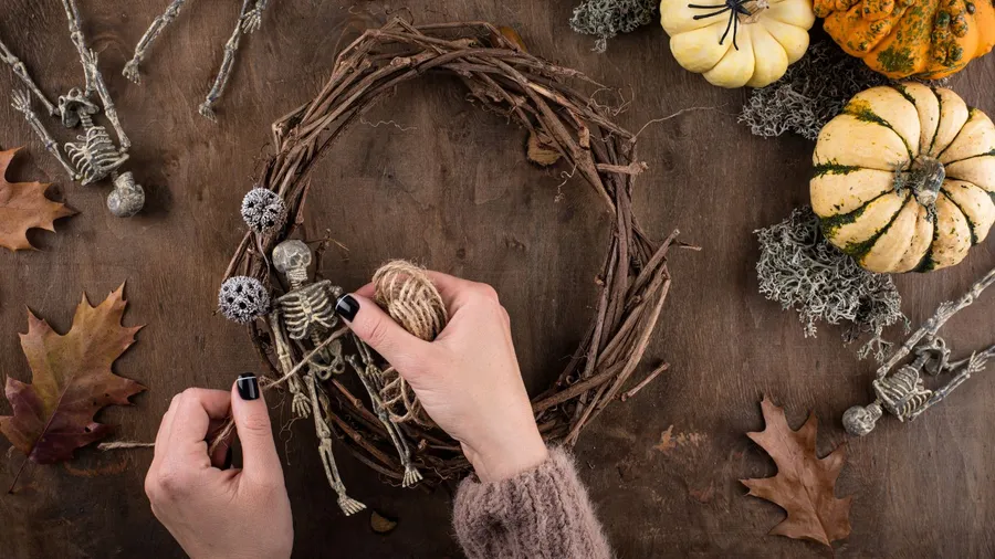 Halloween wreath