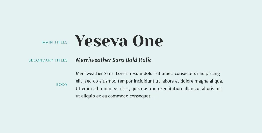 Merriweather font pairing.