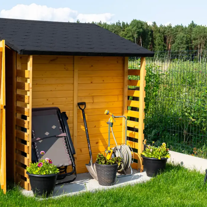 Chic Ways to Hide Weed Trimmer and Garden Gear