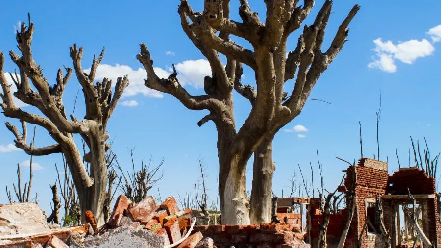 abandoned ghost city