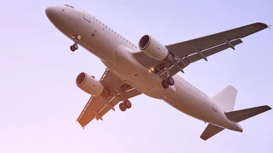 airplane flying in the sky