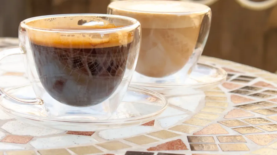 americano and cappuccino