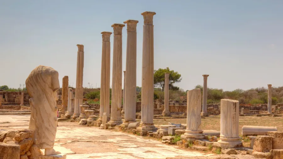 ancient roman site in salamis