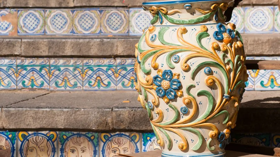 art of ceramic in sicily