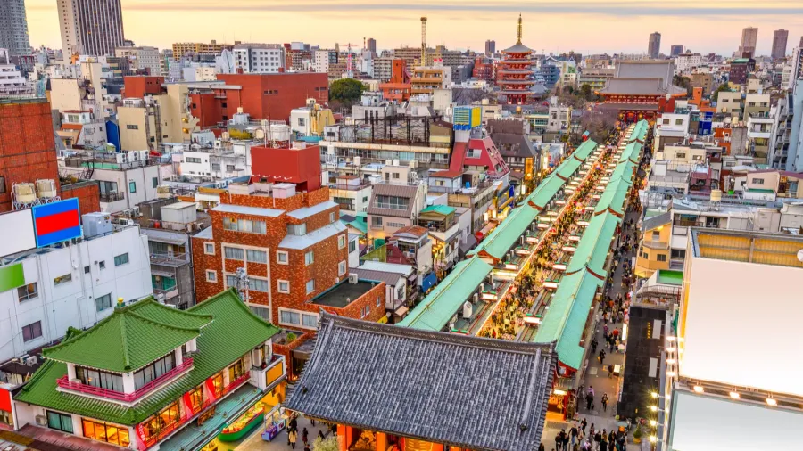asakusa tokyo japan cityscape