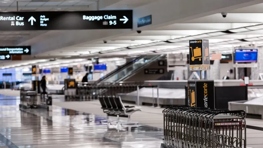 baggage claim at airport