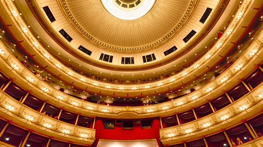balconies of vienna opera house