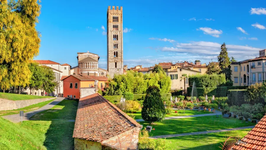 basilica di san frediano and gardens of palazzo pfanner in