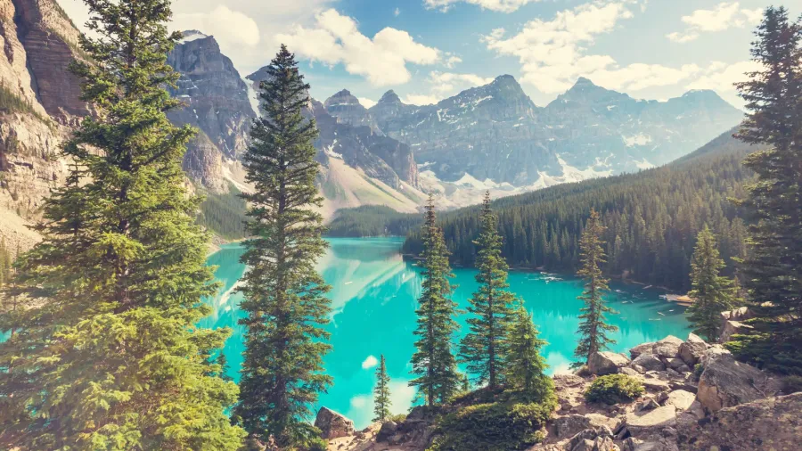 beautiful moraine lake