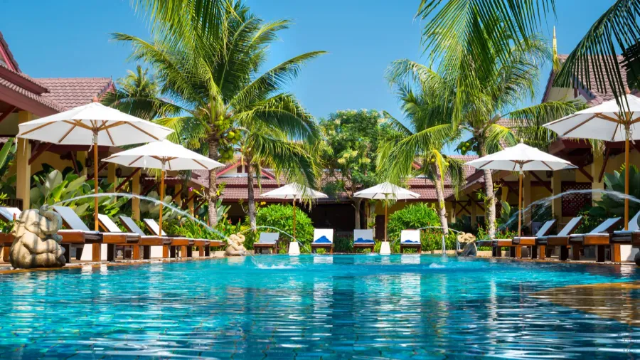 beautiful swimming pool