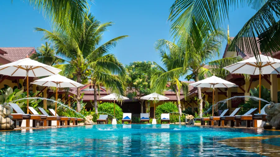 beautiful swimming pool
