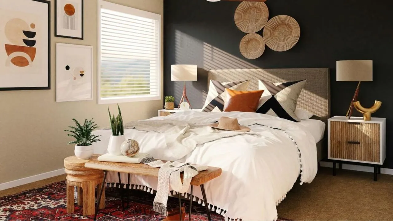 Pair natural light with accent lighting to highlight your artwork.