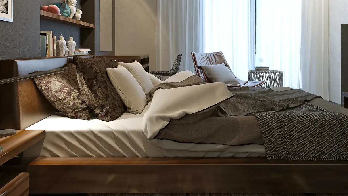 bedroom interior in modern style