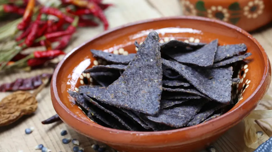 blue corn tortilla chips