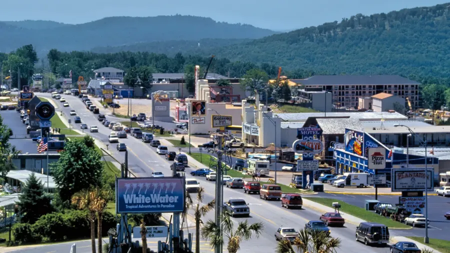 branson missouri usa june 17 1993 highway 76 known locally