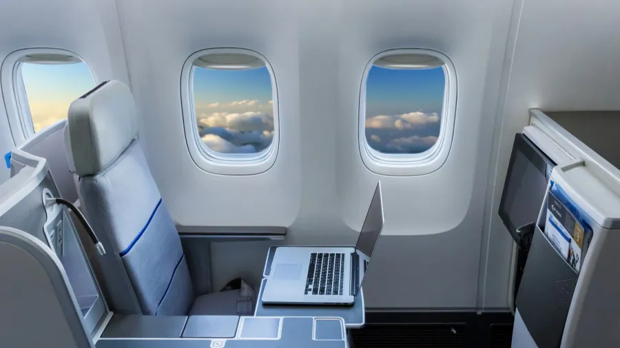 business jet interior