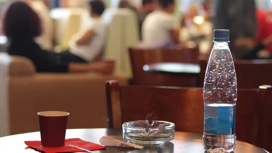 cafe in airport