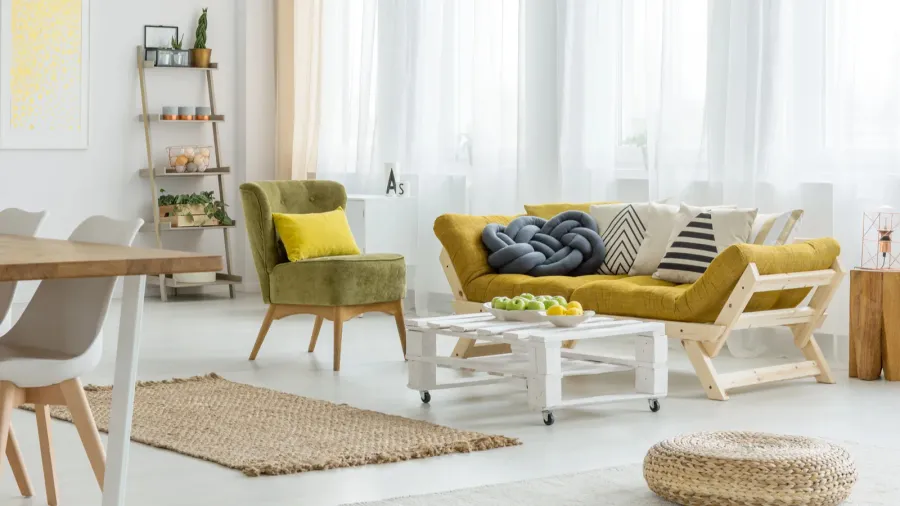 chair with pillow