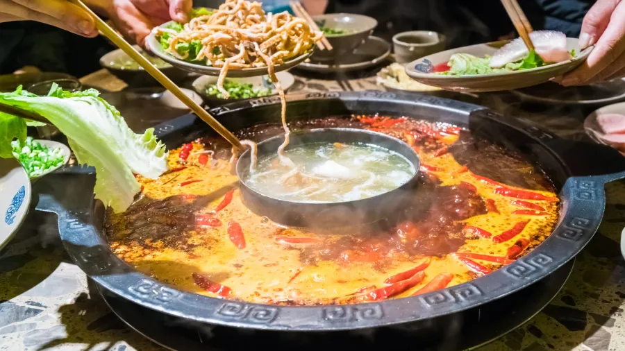 chengdu hot pot sichuan chafing dish