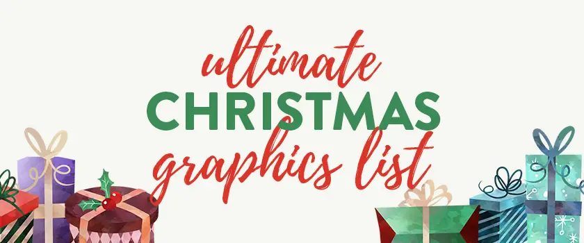 Free Christmas graphics & fonts for your creative business (+Premium options)