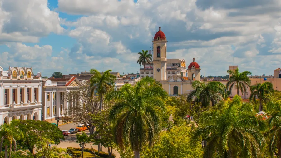 cienfuegos cuba the view from the top of the cathedral