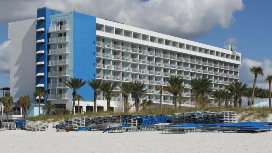 clearwater beach fl  november 3 2024 beach scene with
