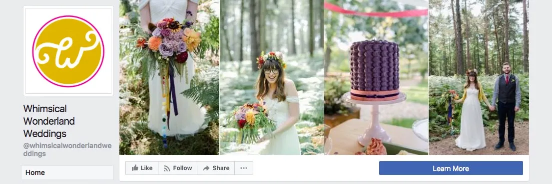 Facebook page cover inspiration - collage