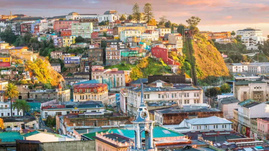 colorful buildings of the unesco world heritage city of valparaiso