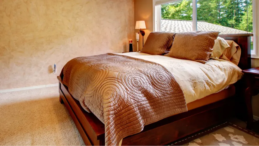 cozy warm colors bedroom