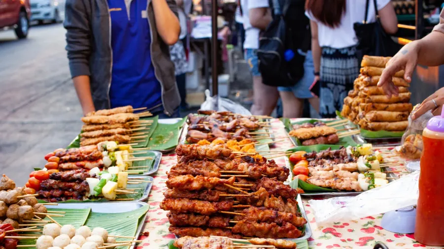 delicious fresh thai street food