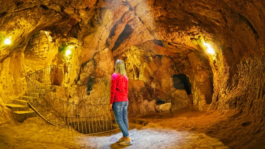 derinkuyu cave underground city cappadocia  turkey