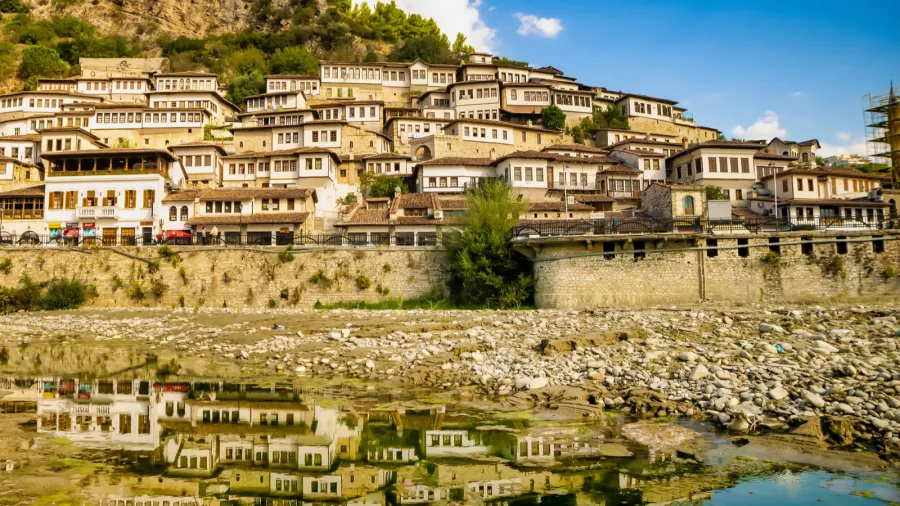 destination in albania beratview to the old town